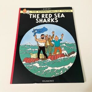 The Adventures of Tintin The Red Sea Sharks Book Herge Egmont Edition